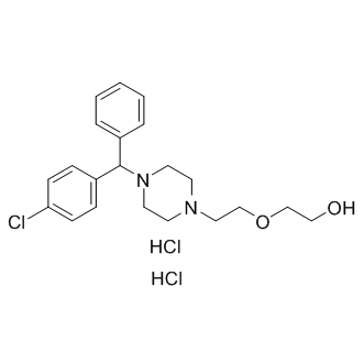Hydroxyzine dihydrochloride Structure
